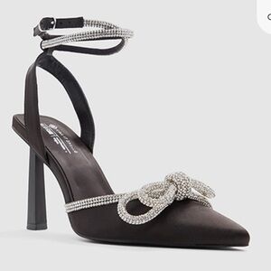 Call it Spring Rhinestone Bow Galaa Heels​​